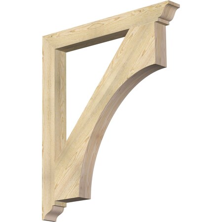 Ekena Millwork Westlake Traditional Rough Sawn Bracket, Douglas Fir, 4"W x 38"D x 44"H BKT04X38X44WTL01RDF